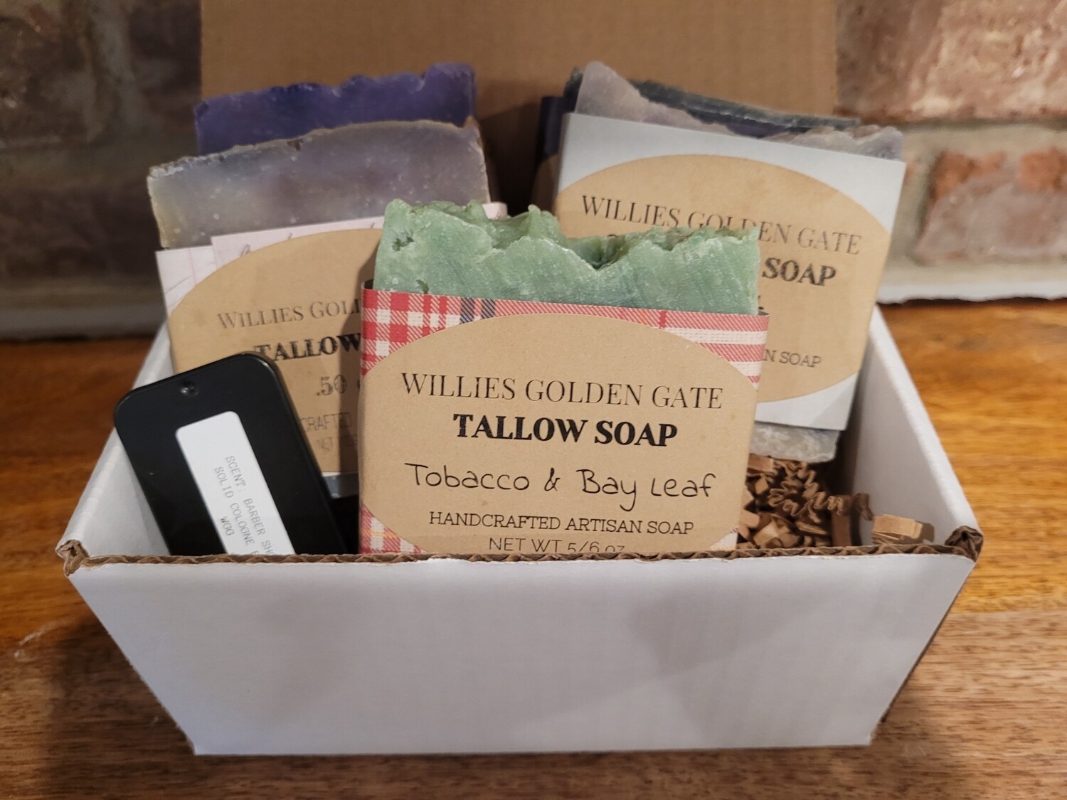Father's Day bundle 4 - Soap Sampler and a solid cologne