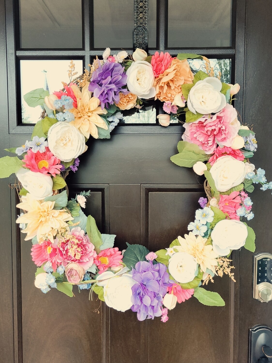 Large Floral Wreath 24 inch base