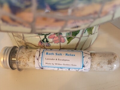 Bath salt tube
