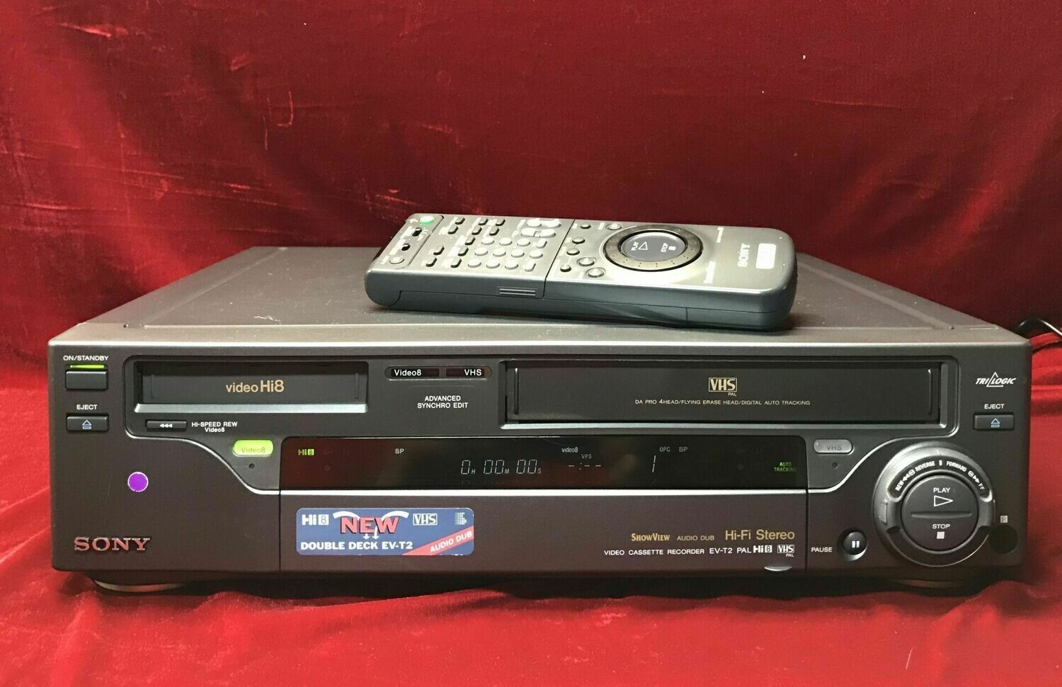 Combiné SONY HI8 / VHS EV-T2VC