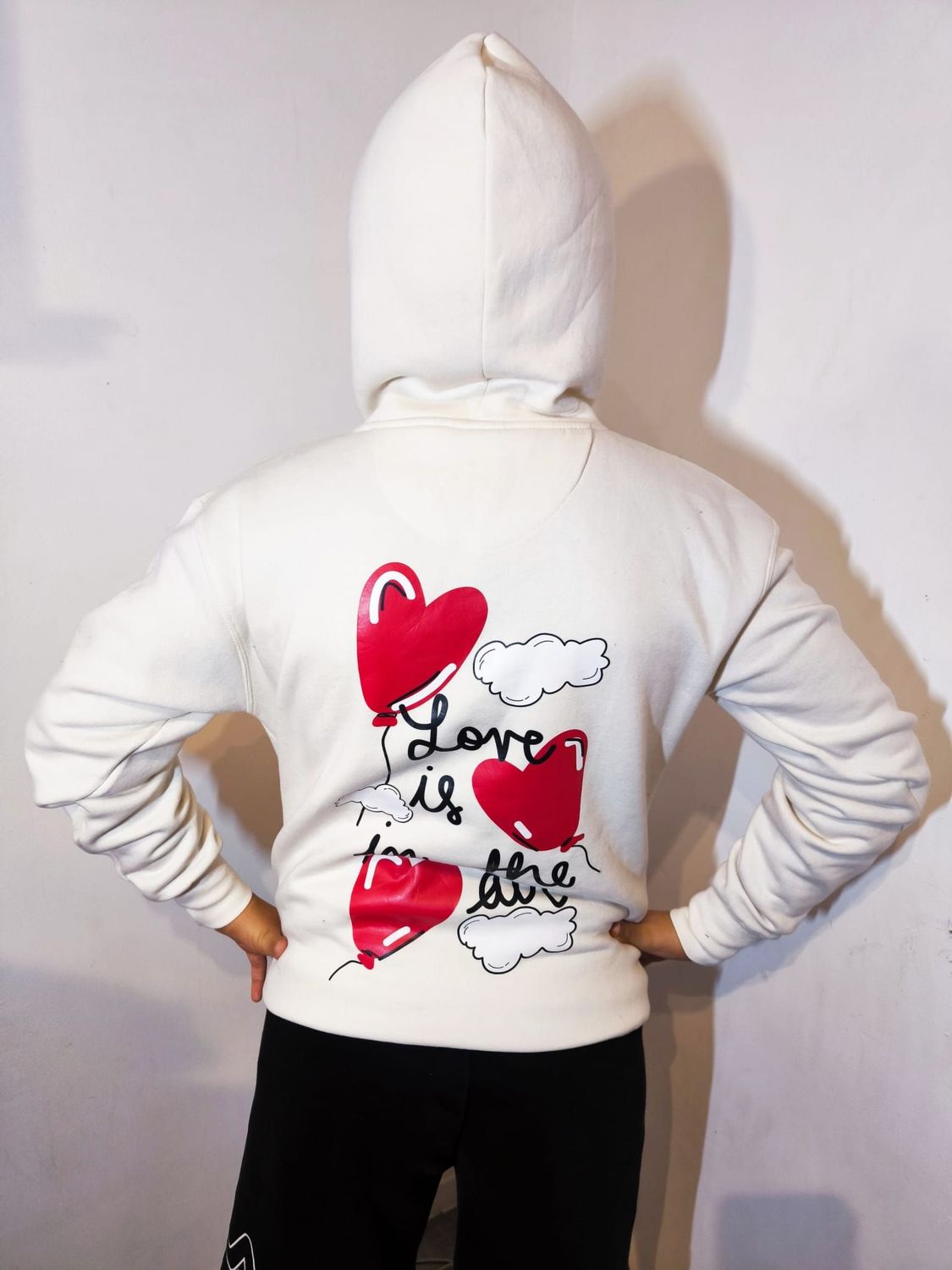 SWEAT ANTN PARIS BLANC