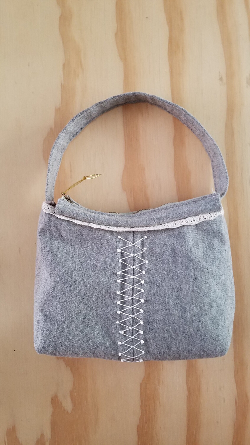 Bolso de Hombro Gris