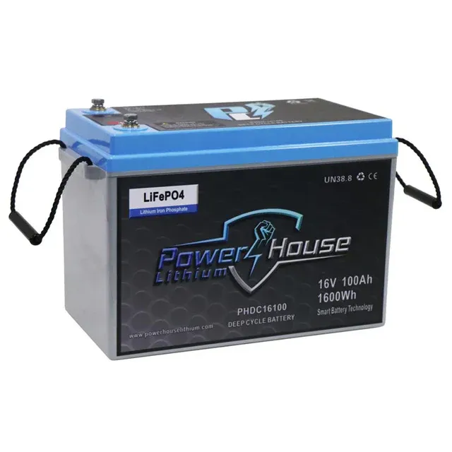 PowerHouse Lithium 16V 100AH Deep-Cycle Battery (5 to 6 Devices)