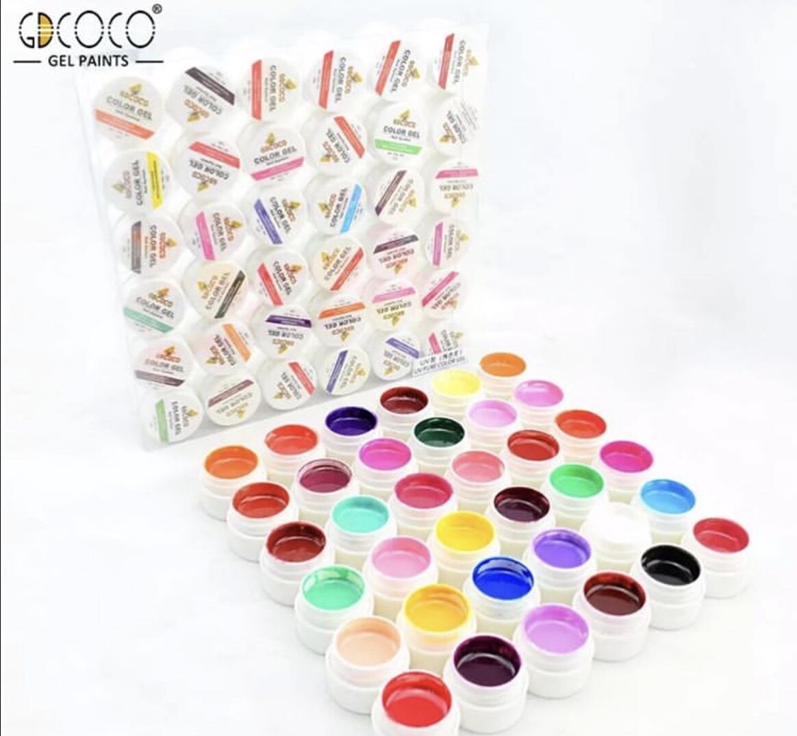 Set 36 gel color UV