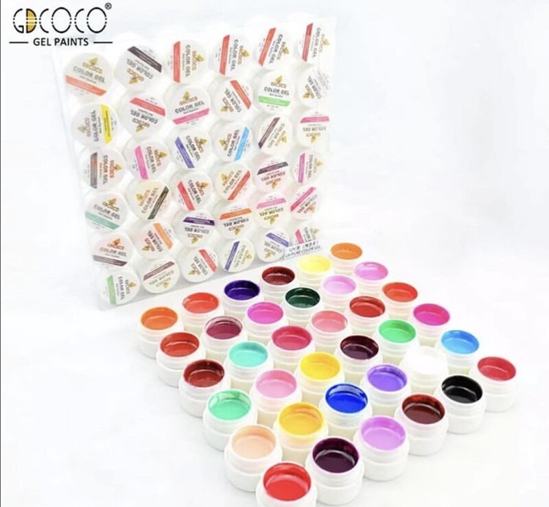Set 36 gel color UV