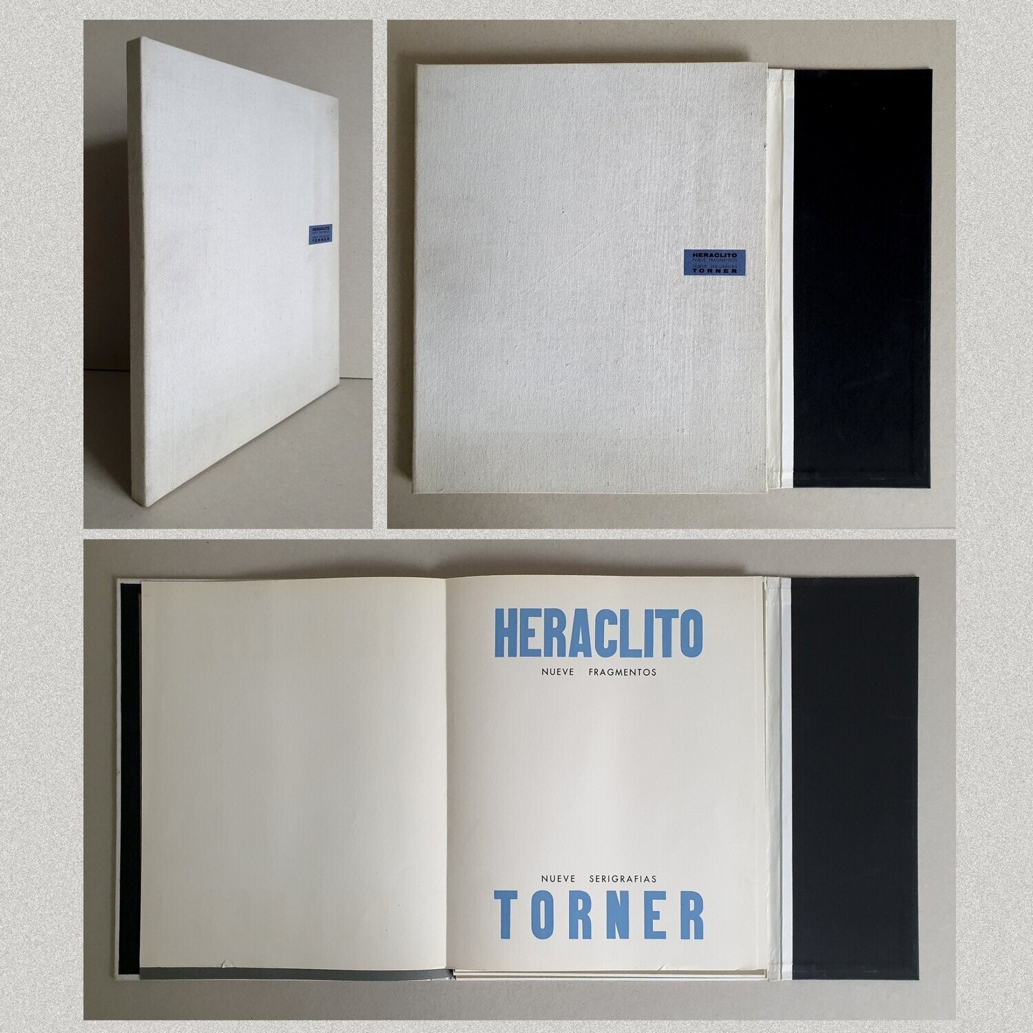 HERÁCLITO nueve fragmentos, Nueve serigrafías TORNER