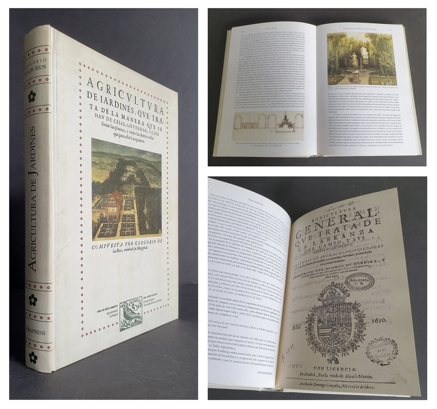 Agricultura de Jardines. Compuesta por Gregorio de Los Rios
