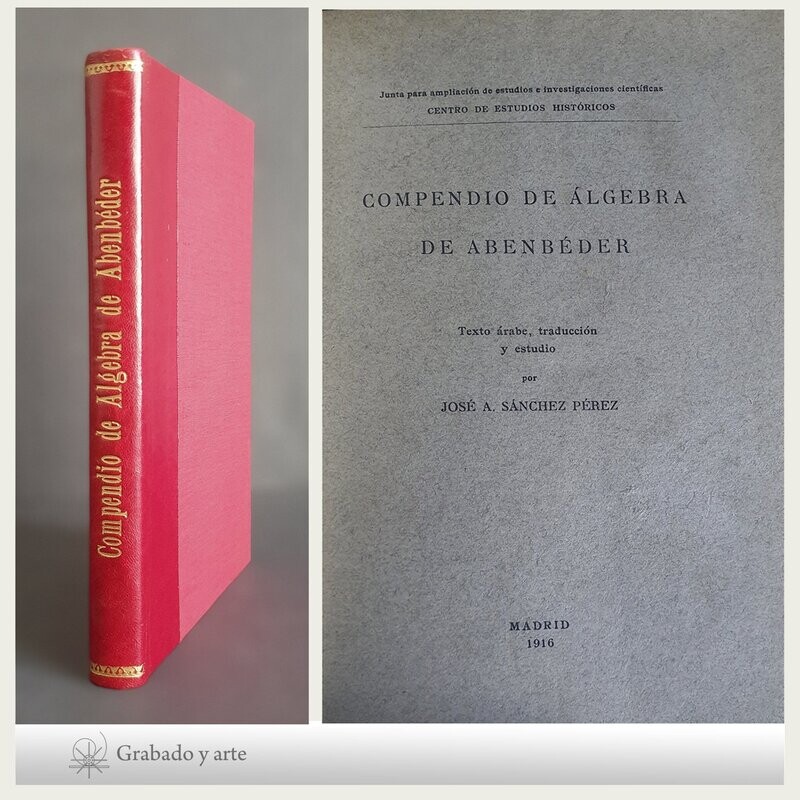 Compendio de Algebra de Abenbéder.