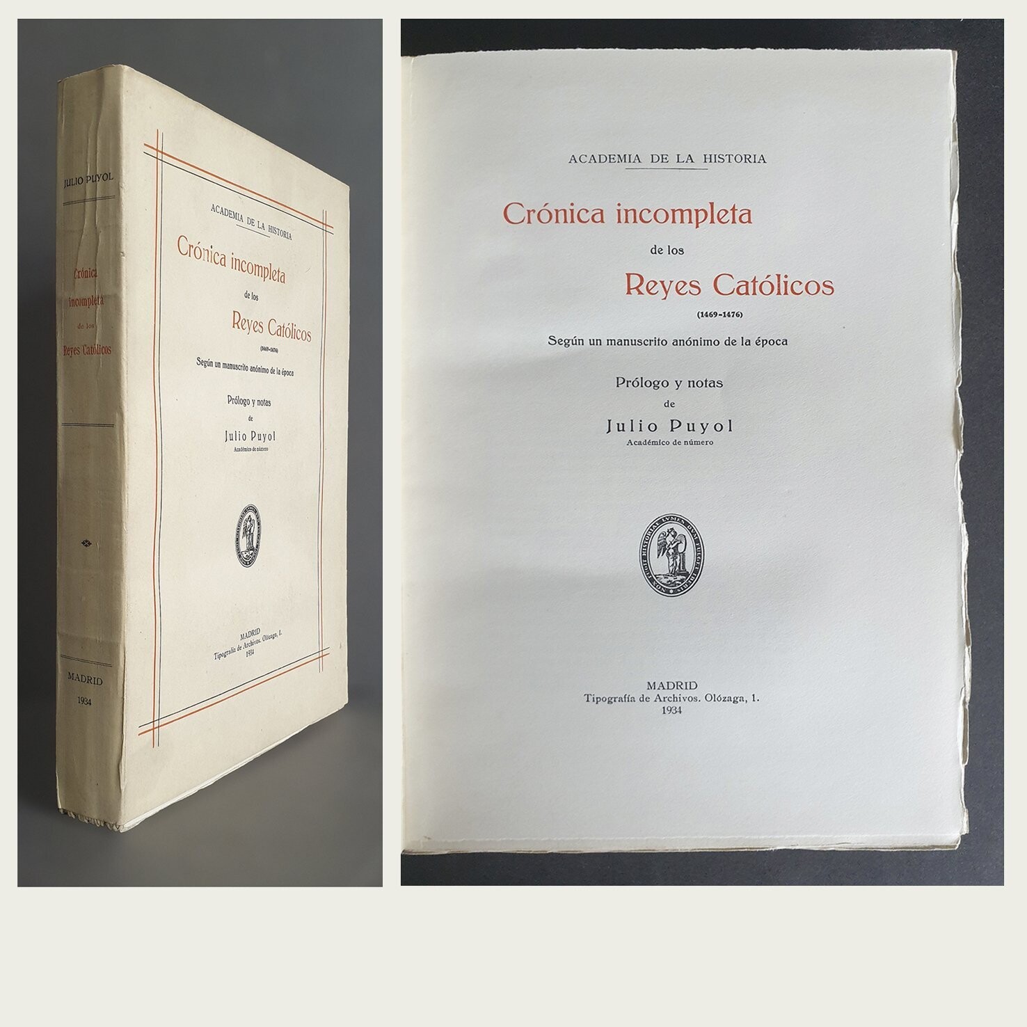 Crónica incompleta de los Reyes Católicos (1469-1476)