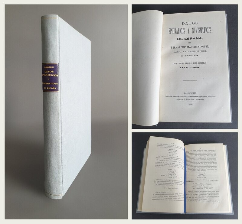 Datos epigráficos y numismáticos de España. 1883