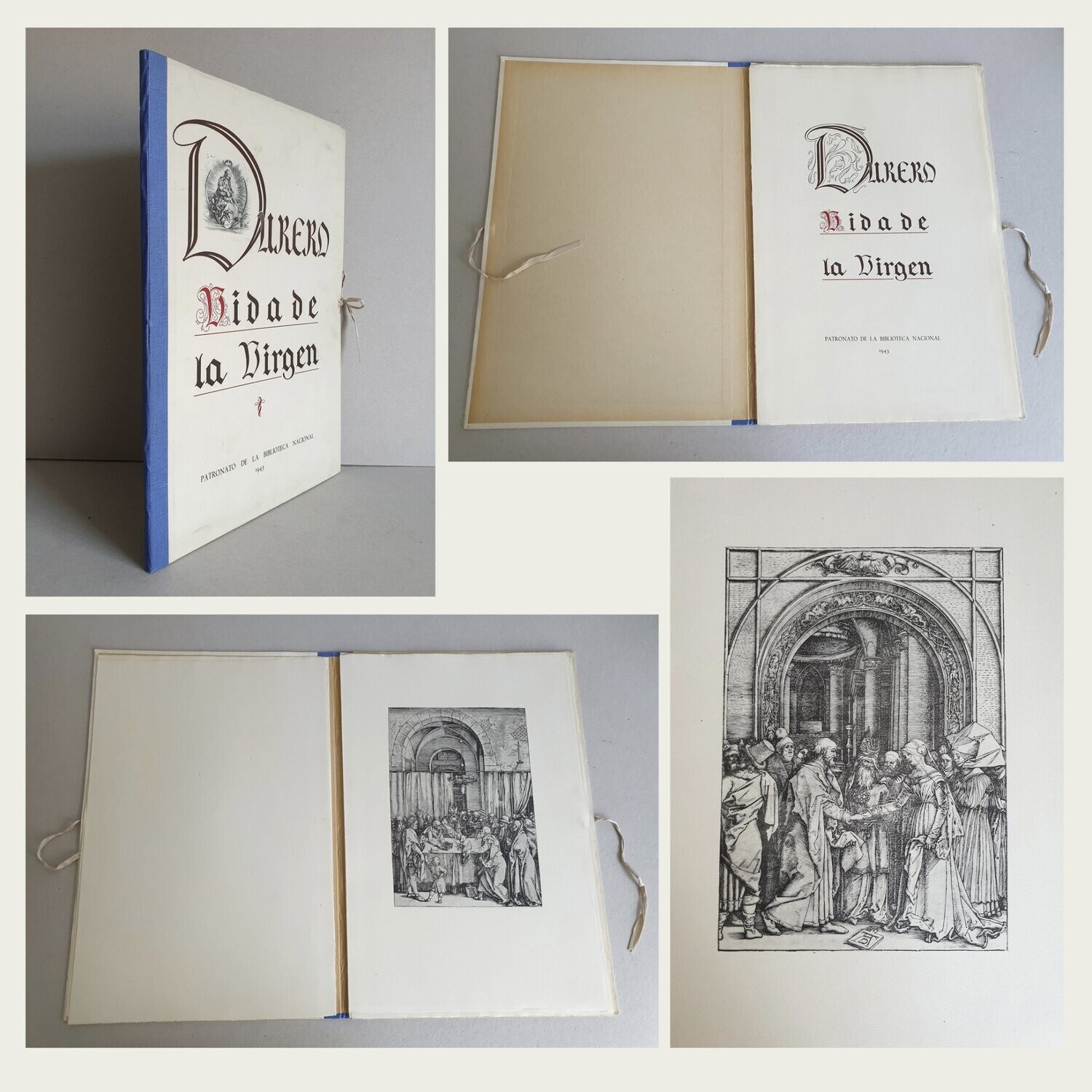 Durero, vida de la Virgen. Patronato de la Biblioteca Nacional. 1943.