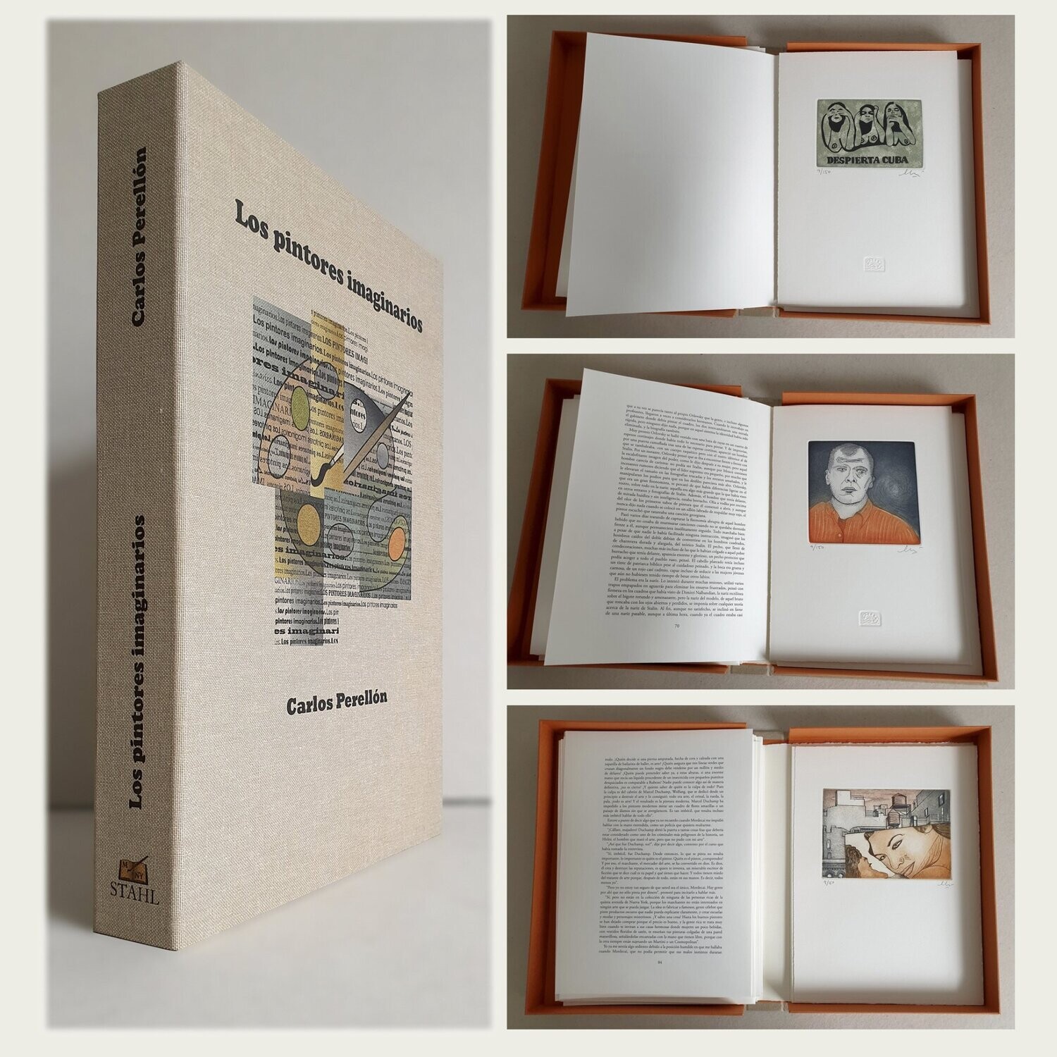 Los pintores imaginarios. Textos y grabados de Carlos Perellón. 2010