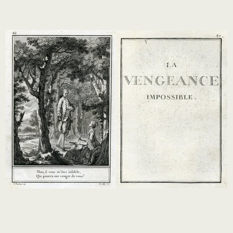 La vengeance impossible. Choix de Chansons. 1773