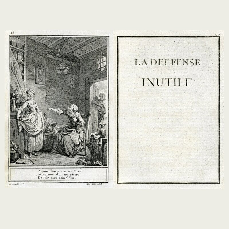 La deffense inutile. Choix de Chansons. 1773