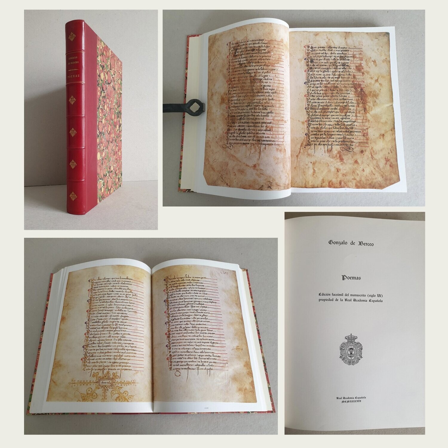 Gonzalo de Berceo. Poemas. Edición Facsímil del manuscrito (siglo XIV).