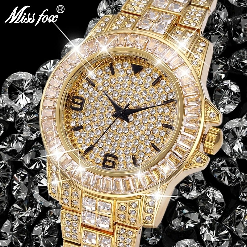 Luxury Watch Waterproof Diamond