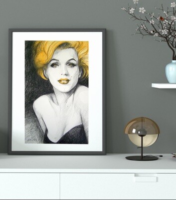 Marilyn Monroe - Giclée Fine Art Druck 40x50cm, 50x70cm, 60x80cm Marilyn Monroe - Giclée Fine Art Druck 40x50cm, 50x70cm, 60x80cm