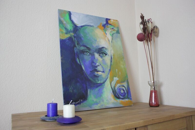 Die kurze Ewigkeit, Acrylgemälde