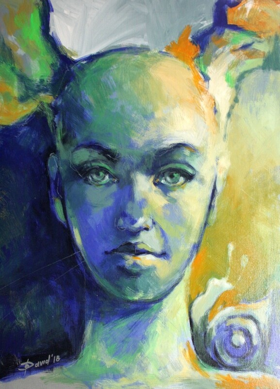 Die kurze Ewigkeit, Acrylgemälde