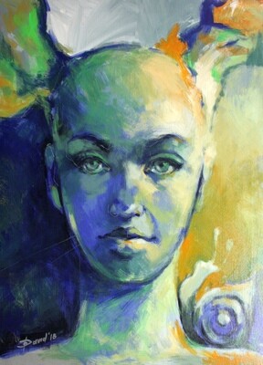 Die kurze Ewigkeit, Acrylgemälde