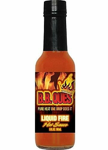 B B Ques Liquid Fire Hot Sauce 5 Oz B B Ques Liquid Fire Hot Sauce 5 Oz