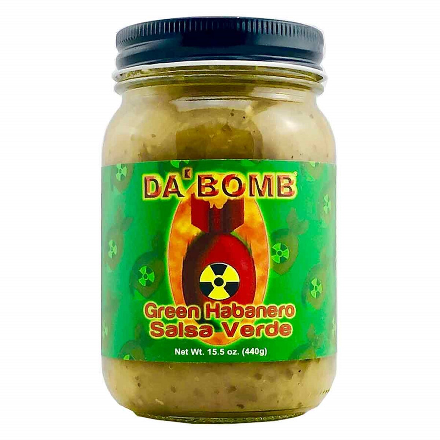 Da' Bomb Green Habanero Salsa Verde - 15.5 oz