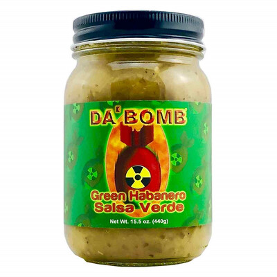 Da' Bomb Green Habanero Salsa Verde - 15.5 oz