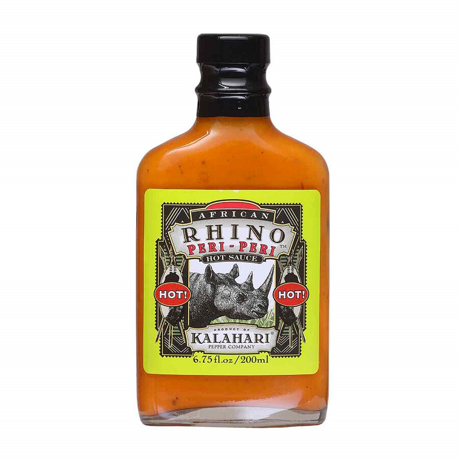 African Rhino Hot Peri-Peri Pepper Sauce