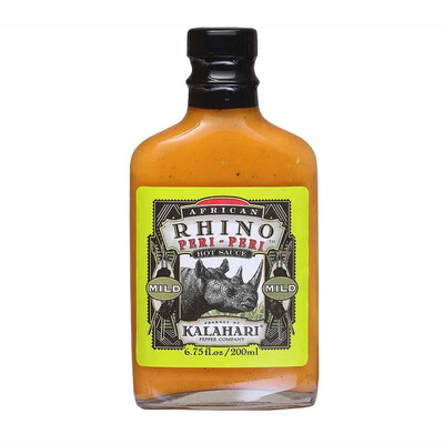 African Rhino Mild Peri-Peri Pepper Sauce - 6.75 oz