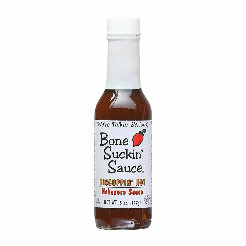 Bone Suckin' Hiccuppin' Hot Sauce - 5 oz