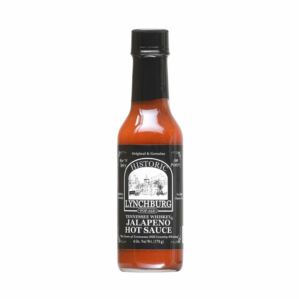 Historic Lynchburg Tennessee Whiskey Jalapeno Hot Sauce - 5 oz