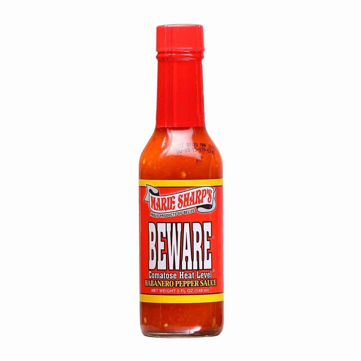 Marie Sharp's Beware Comatose Hot Sauce - 5 fl.oz.