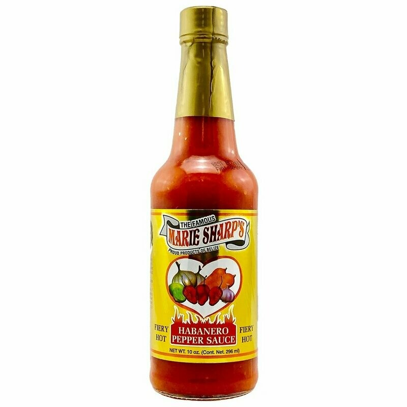 Marie Sharp's Fiery Hot Habanero Hot Sauce - 10 fl.oz.