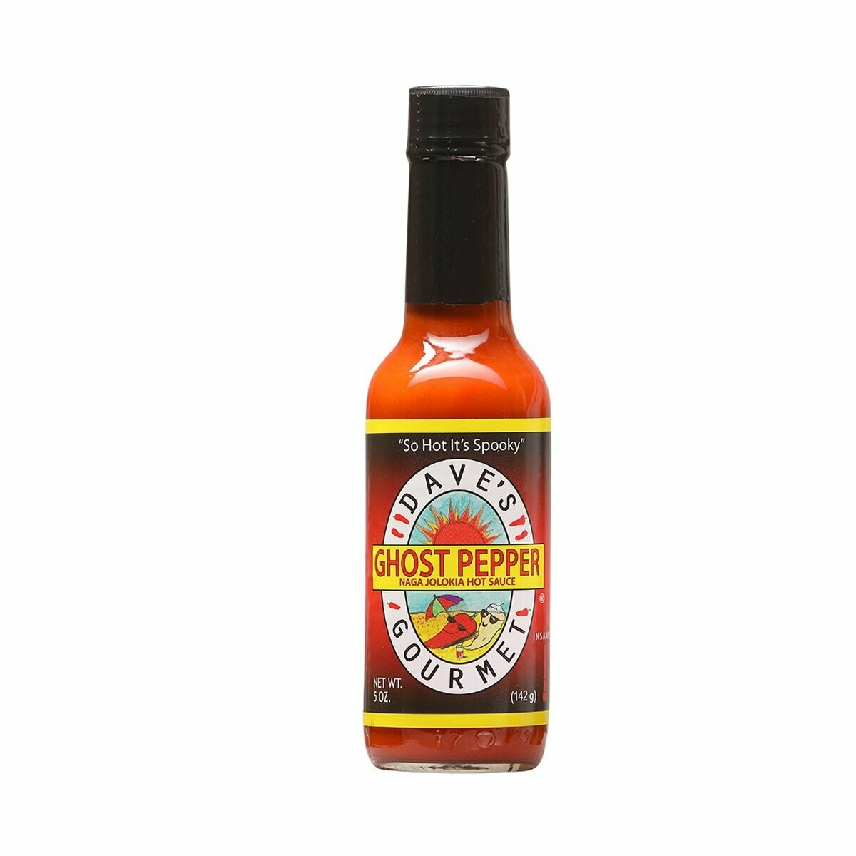 Dave's Gourmet Ghost Pepper Naga Jolokia Hot Sauce - 5 oz