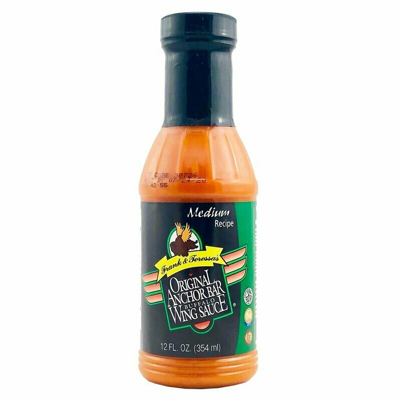 Anchor Bar Medium (Original) Buffalo Wing Sauce - 12 oz