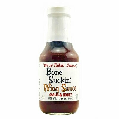 Bone Suckin' Garlic and Honey Wing Sauce - 12.25 oz