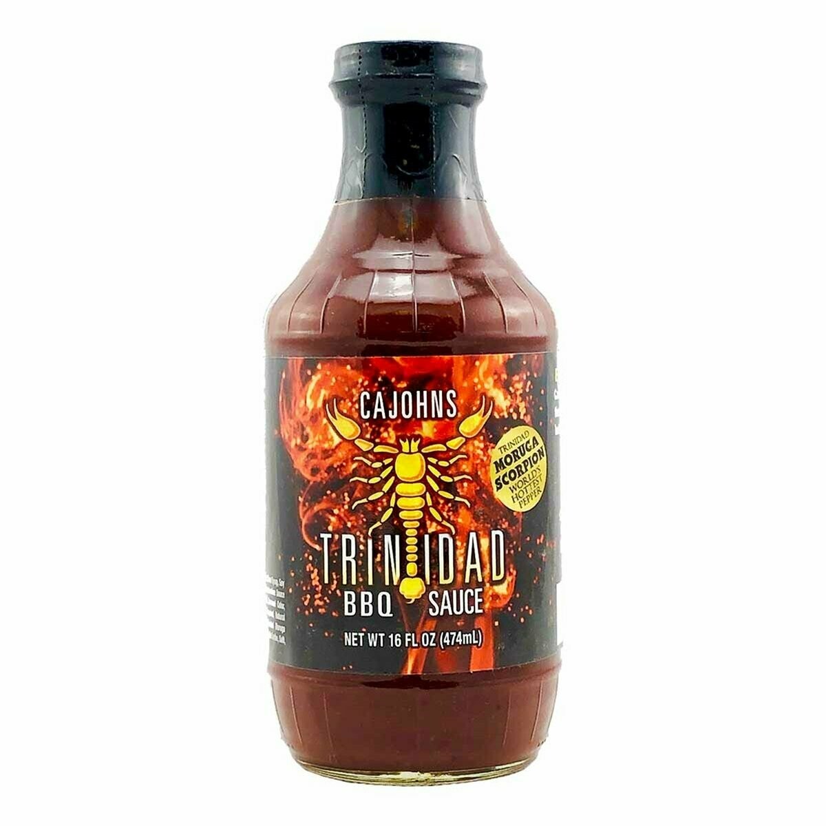 CaJohns Trinidad Scorpion BBQ Sauce - 16 oz
