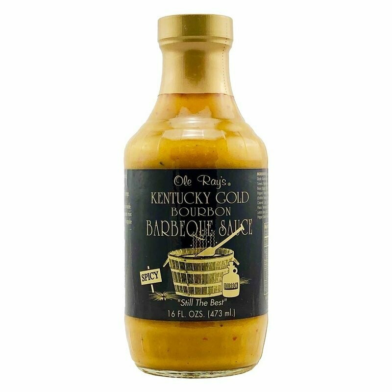 Ole Ray's Kentucky Gold Bourbon Barbecue Sauce - 16 oz