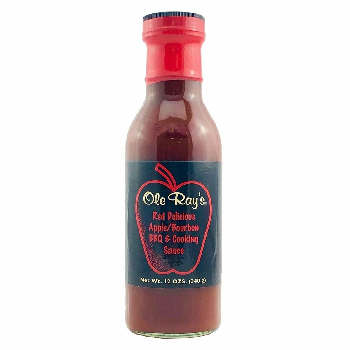 Ole Ray's Red Delicious Apple Bourbon Barbecue and Cooking Sauce - 12 oz