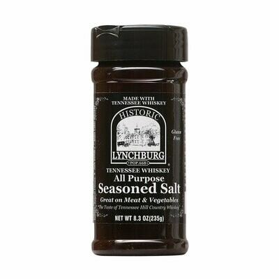 Historic Lynchburg Tennessee Whiskey All Purpose Seasoned Salt - 8.3 oz