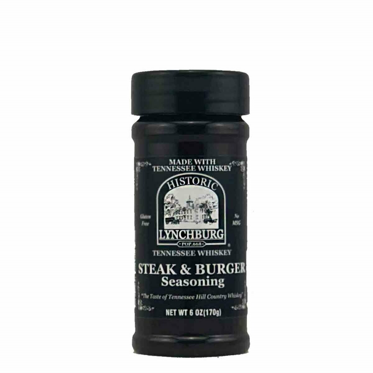 Historic Lynchburg Tennessee Whiskey Steak & Burger Seasoning - 6 oz