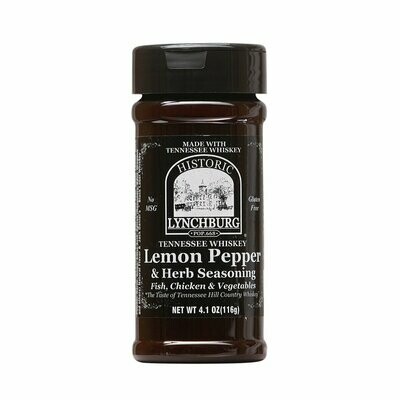 Historic Lynchburg Tennessee Whiskey Lemon Pepper & Herb Seasoning - 4.10 oz