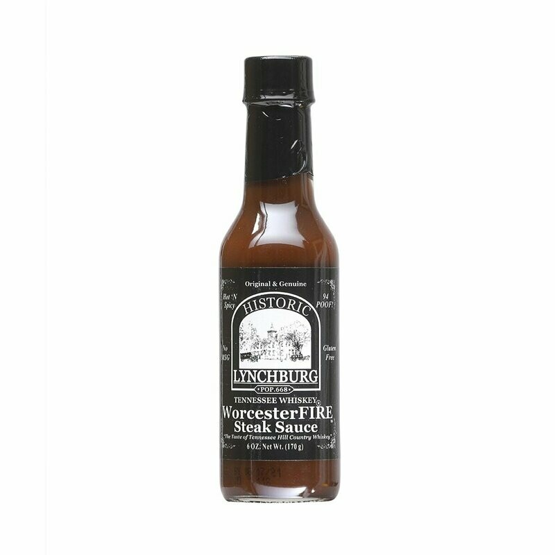 Historic Lynchburg Tennessee Whiskey WorcesterFIRE Steak Sauce - 5 oz