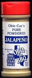 Obie-Cue's Pure Powdered Jalapeno - 3.52 oz