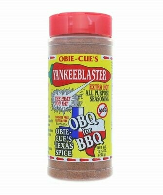 Obie-Cue's Texas Yankeeblaster Extra Hot All Purpose Seasoning - (10.5 oz)