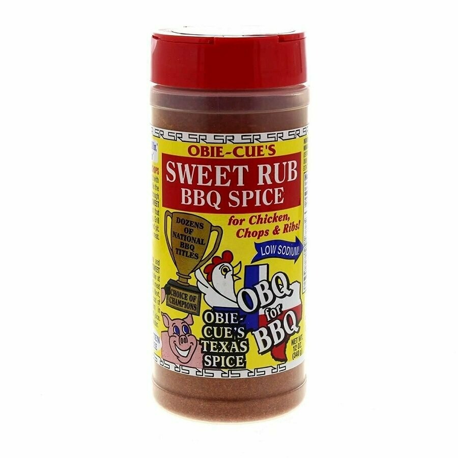 Obie-Cue's Sweet Rub BBQ Spice - 12 oz
