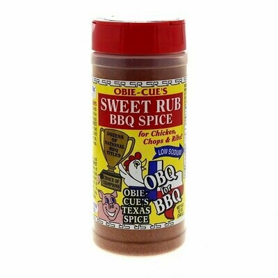 Obie-Cue's Sweet Rub BBQ Spice - 12 oz