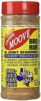 Obie-Cue's Smooth Moove BBQ Rub and Jerky Mix (14.3 oz)