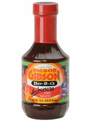 Big Bob Gibson Habanero Red Sauce - 19 oz
