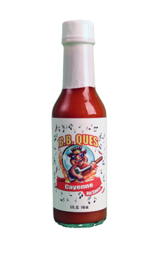 B.B. Ques Cayenne Hot Sauce - 5 oz.